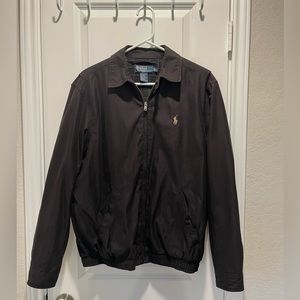 Men's Black Polo Jacket